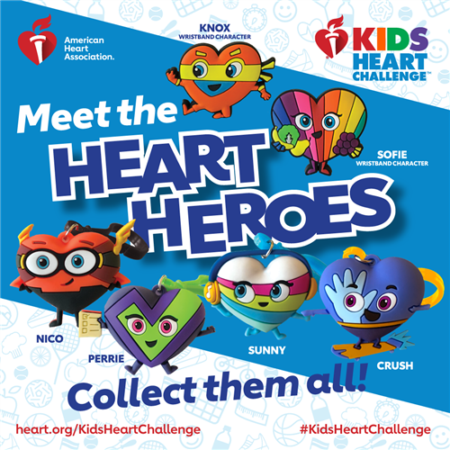 Kids Heart Challenge on X: Meet the new class of our #KidsHeartChallenge  Heart Heroes exclusively in @Roblox! ❤️ Chat with the new Class of 2023-24  characters. ❤️ Learn about healthy heart habits.